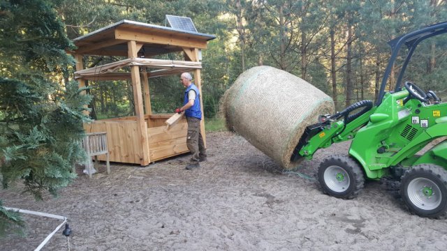 Raufe - Öffnungsbretter herausnehmen